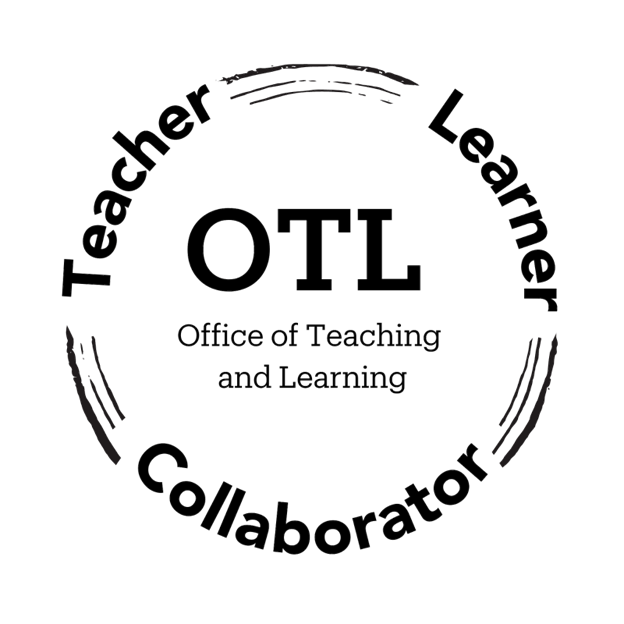 Office of Teaching and Learning logo with the words Teacher Learner and Collaborator encircling it